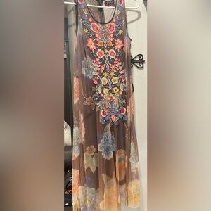 JOHNNY WAS FLORAL DRESS